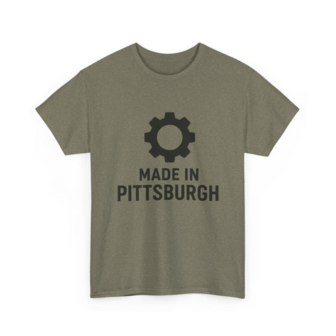Made in Pittsburgh - Unisex Heavy Cotton Tee T-Shirt - YinzerShop