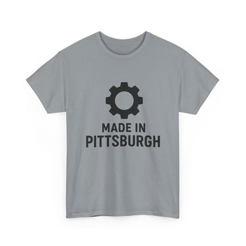 Made in Pittsburgh - Unisex Heavy Cotton Tee T-Shirt - YinzerShop