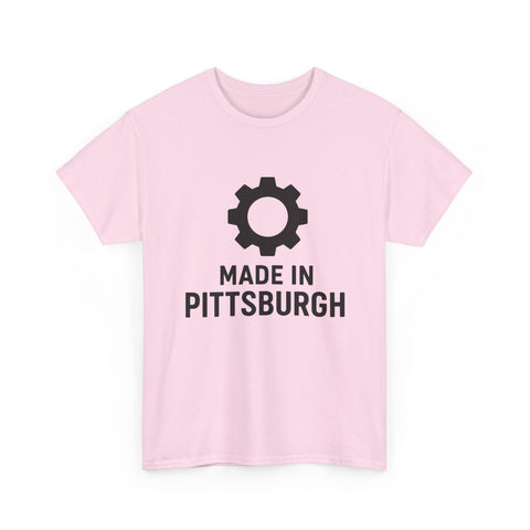 Made in Pittsburgh - Unisex Heavy Cotton Tee T-Shirt - YinzerShop