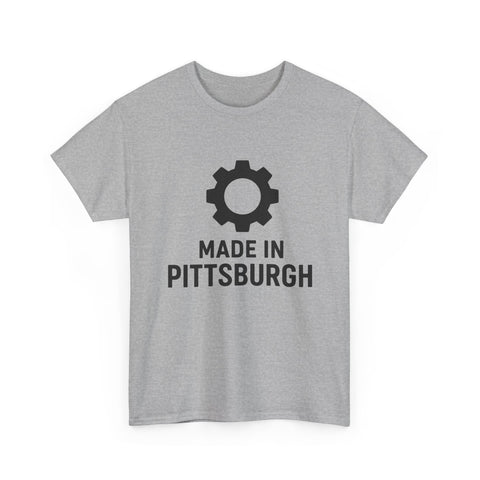 Made in Pittsburgh - Unisex Heavy Cotton Tee T-Shirt - YinzerShop