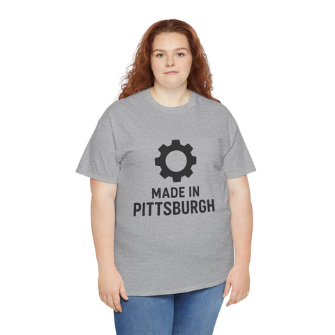 Made in Pittsburgh - Unisex Heavy Cotton Tee T-Shirt - YinzerShop
