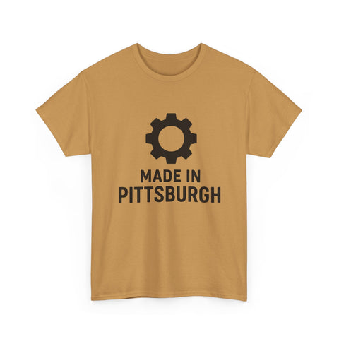 Made in Pittsburgh - Unisex Heavy Cotton Tee T-Shirt - YinzerShop