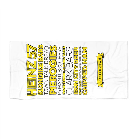 Made in the Burgh - Beach Towel Home Decor - YinzerShop
