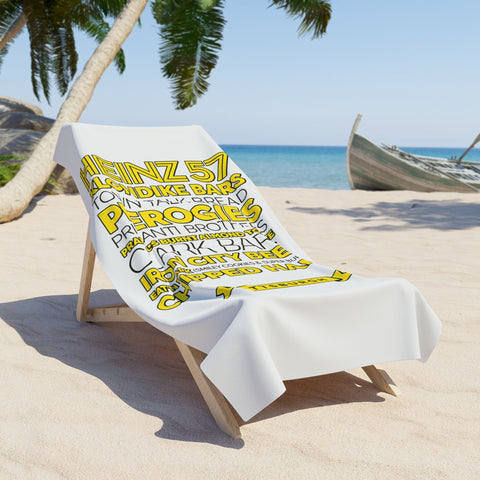 Made in the Burgh - Beach Towel Home Decor - YinzerShop