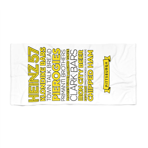 Made in the Burgh - Beach Towel Home Decor - YinzerShop