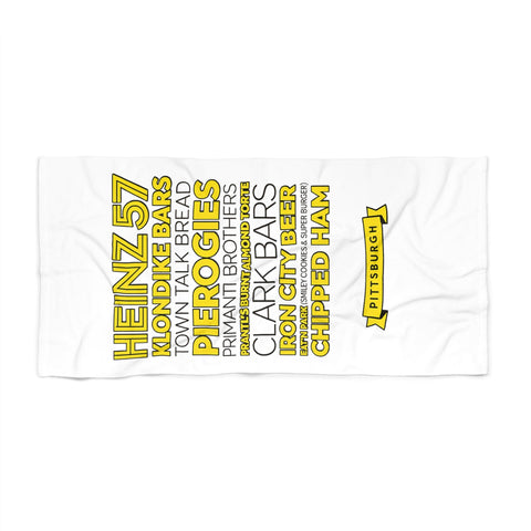 Made in the Burgh - Beach Towel Home Decor - YinzerShop