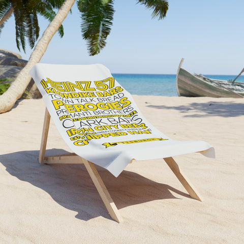 Made in the Burgh - Beach Towel Home Decor - YinzerShop