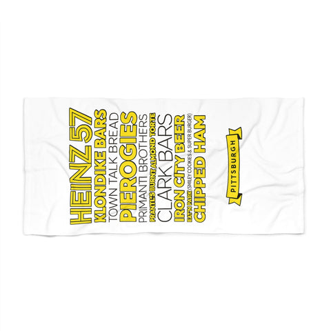 Made in the Burgh - Beach Towel Home Decor - YinzerShop