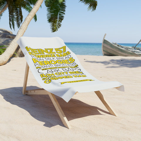 Made in the Burgh - Beach Towel Home Decor - YinzerShop