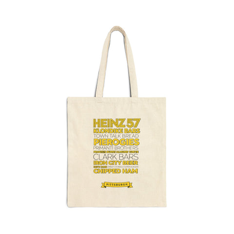 Made in the Burgh Tote Bag — 412 Bridge Canvas Shopper Bag - YinzerShop