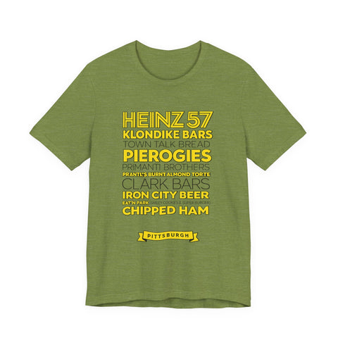Made in the Burgh - Unisex Jersey Short Sleeve Tee T-Shirt - YinzerShop