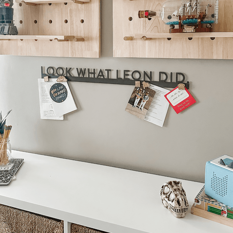 Magnetic Bar Sign - Custom Name Sign | Steel Wall Decor & Display Artwork Magnet Wall Decor - YinzerShop