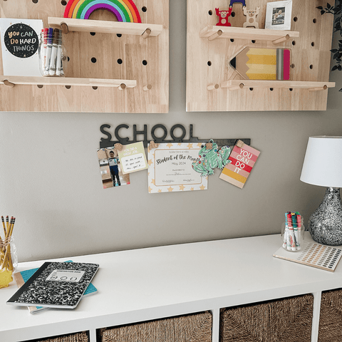 Magnetic Bar Wall Decor – Steel Magnetic Strip Organizer For Papers & Photos Wall Decor - YinzerShop