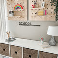 Magnetic Bar Wall Decor – Steel Magnetic Strip Organizer For Papers & Photos Wall Decor - YinzerShop