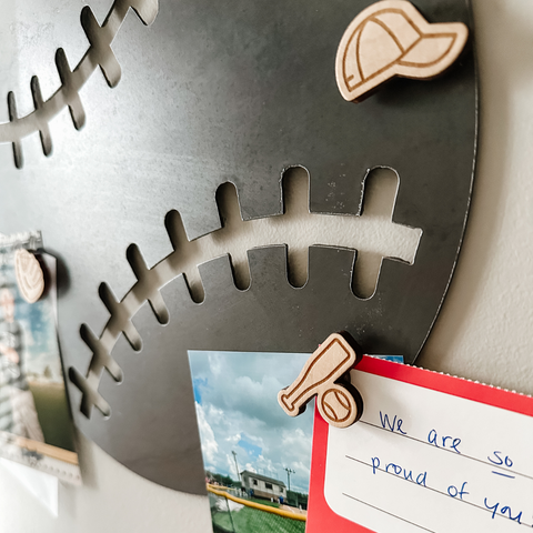 Baseball Magnetic Wall Decor