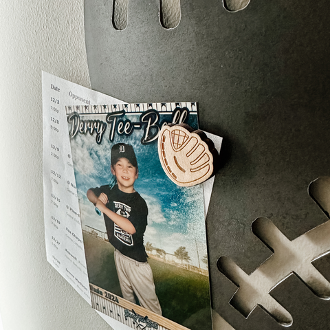 Baseball Magnetic Wall Decor