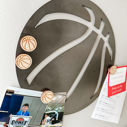 Basketball Magnetic Wall Decor