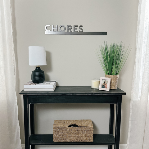 Chores Bar Wall Decor