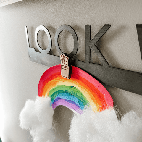 Magnetic Display Bar – Steel Magnetic Strip | Look What I Made Art Display Board Wall Decor - YinzerShop