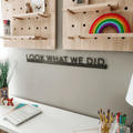 Magnetic Display Bar - Steel Photo Holder For Child Artwork & School Projects Wall Decor - YinzerShop
