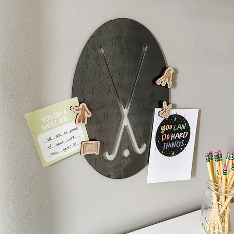 Field Hockey Magnetic Wall Decor