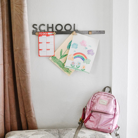'School' Magnetic Bar Wall Decor