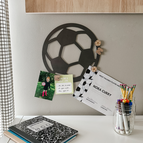 Soccer Magnetic Wall Decor