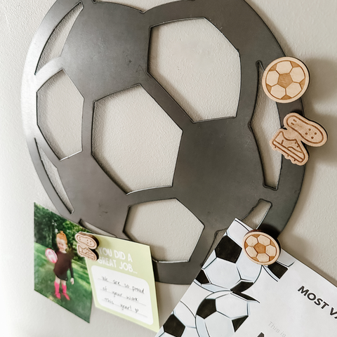 Soccer Magnetic Wall Decor