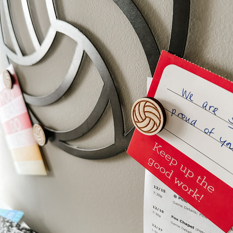 Volleyball Magnetic Wall Decor