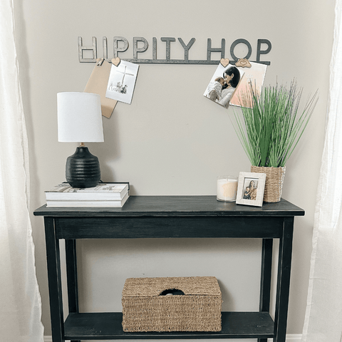 Magnetic Wall Decor - Hippity Hop Steel Photo Display Bar for Easter Wall Decor - YinzerShop