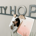 Magnetic Wall Decor - Hippity Hop Steel Photo Display Bar for Easter Wall Decor - YinzerShop