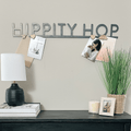 Magnetic Wall Decor - Hippity Hop Steel Photo Display Bar for Easter Wall Decor - YinzerShop