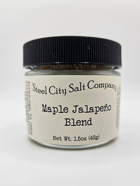 Maple Jalapeno Blend – Gourmet Seasoning Salt | Sweet Heat Spice Mix by Steel City Salt Company - YinzerShop