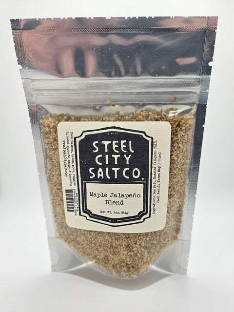 Maple Jalapeno Blend – Gourmet Seasoning Salt | Sweet Heat Spice Mix by Steel City Salt Company - YinzerShop
