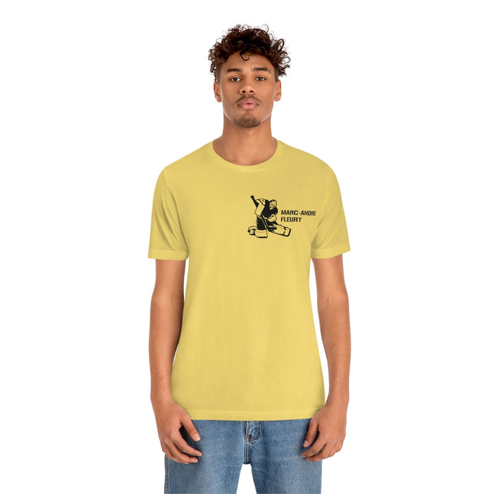 Marc-André Fleury Legend T-Shirt - Back-Printed Graphic Tee T-Shirt Printify   