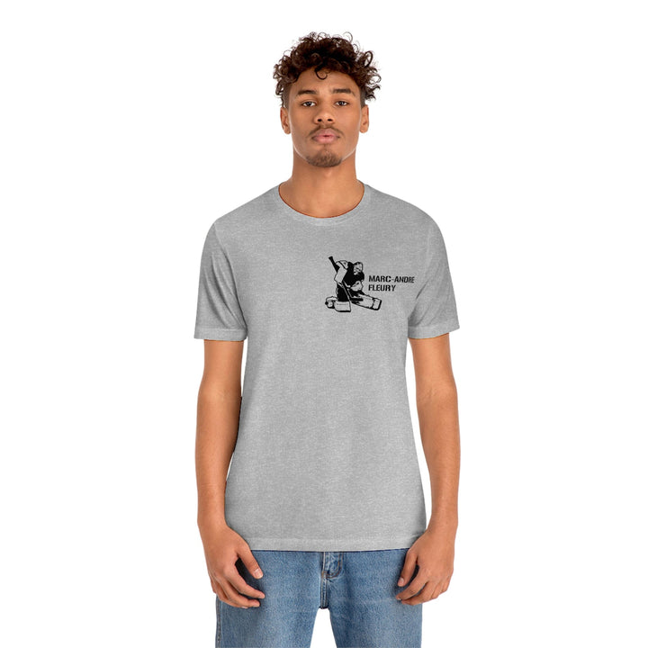 Marc-André Fleury Legend T-Shirt - Back-Printed Graphic Tee T-Shirt Printify   