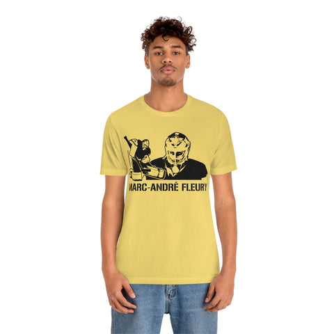Marc-André Fleury Legend T-Shirt Short Sleeve Tee T-Shirt Printify   