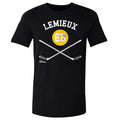 Mario Lemieux T-Shirt - Pittsburgh Hockey Shirt | 66 Sticks Cotton Crewneck Tee Men's Cotton T-Shirt - YinzerShop