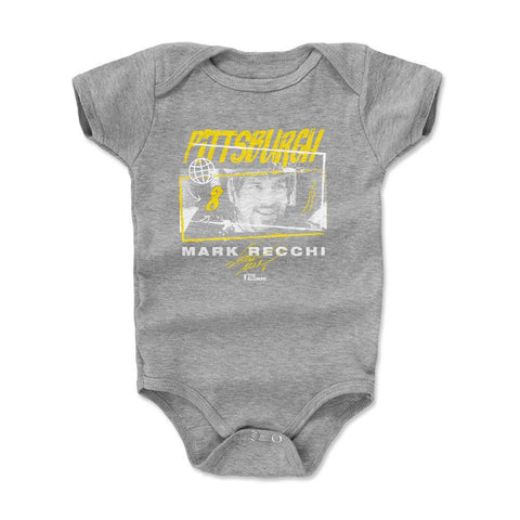 Mark Recchi Bodysuit - Soft Cotton Baby One-Piece with Digital Print Graphic Kids Baby Onesie - YinzerShop