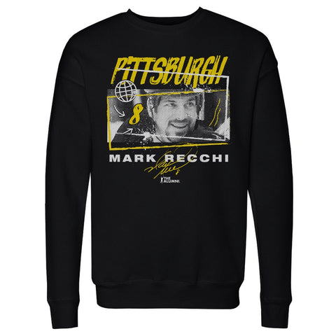 Mark Recchi Sweatshirt – Crewneck Long Sleeve Cotton Polyester Blend Fan Gear Men's Crewneck Sweatshirt - YinzerShop