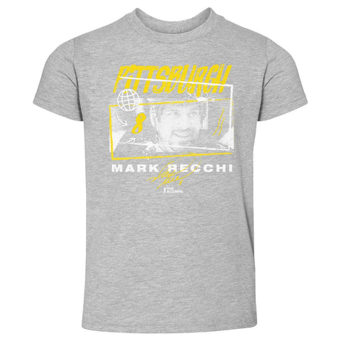 Mark Recchi T-Shirt - Kids Crewneck Short Sleeve Cotton Tee | Pittsburgh Fan Apparel Kids Toddler T-Shirt - YinzerShop