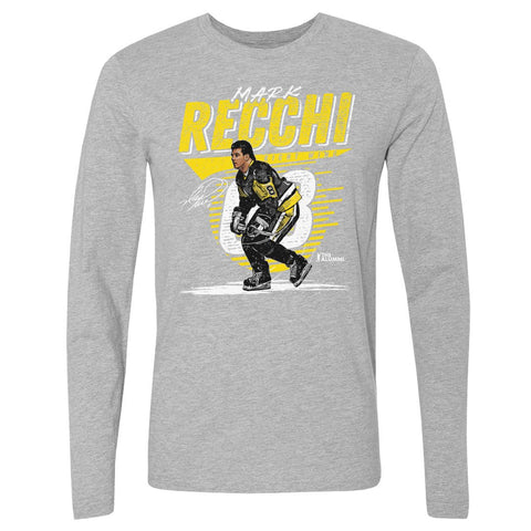Mark Recchi T-Shirt – Pittsburgh Comet Long Sleeve Cotton Crewneck Tee Men's Long Sleeve T-Shirt - YinzerShop