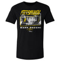 Mark Recchi T-Shirt - Pittsburgh Tones Crewneck Cotton Tee | Short Sleeve Graphic Sports Shirt Men's Cotton T-Shirt - YinzerShop