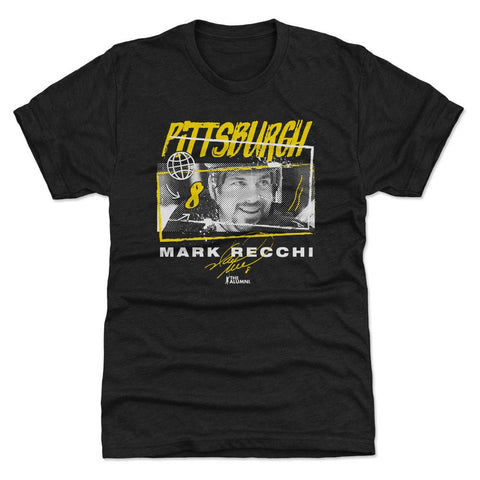 Mark Recchi T-Shirt – Slim Fit Crewneck Short Sleeve Pittsburgh Sports Tee Men's Premium T-Shirt - YinzerShop