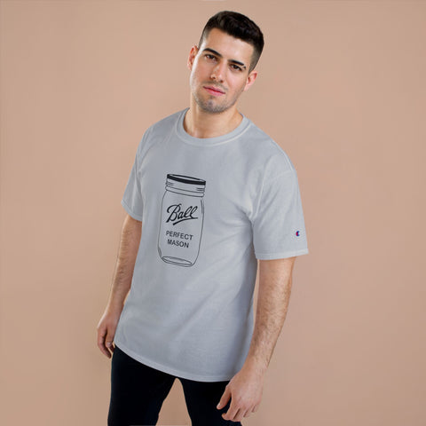 Mason Jar - Champion T-Shirt T-Shirt - YinzerShop
