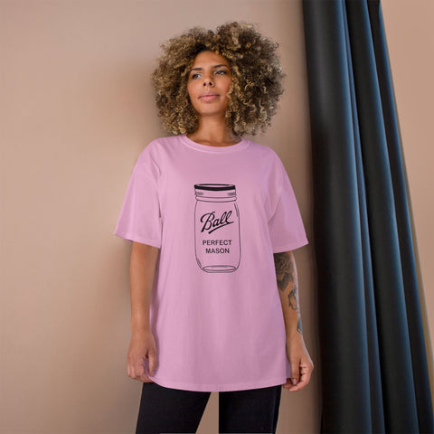 Mason Jar - Champion T-Shirt T-Shirt - YinzerShop