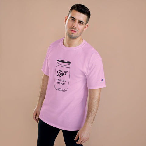 Mason Jar - Champion T-Shirt T-Shirt - YinzerShop