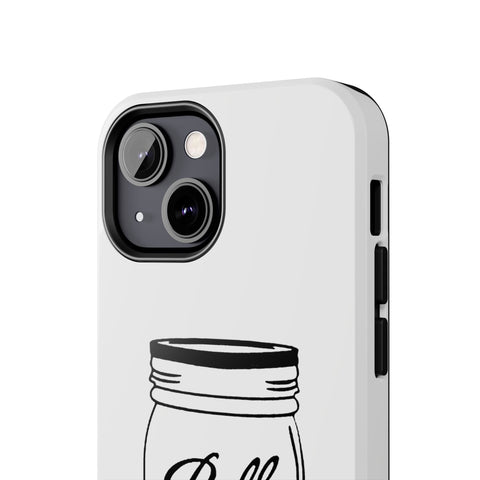 Mason Jar iPhone Case - Durable Phone Cover With Impact Resistant Rubber Liner Phone Case - YinzerShop