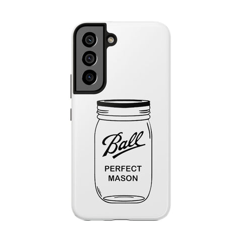Mason Jar iPhone Case - Durable Phone Cover With Impact Resistant Rubber Liner Phone Case - YinzerShop
