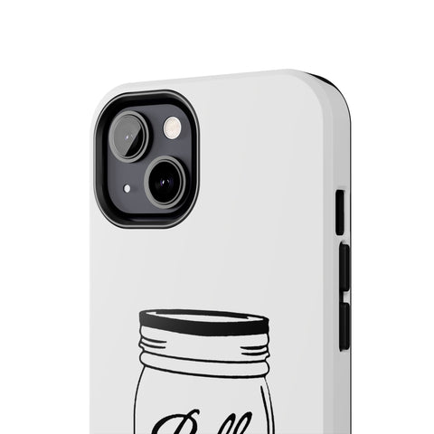 Mason Jar iPhone Case - Durable Phone Cover With Impact Resistant Rubber Liner Phone Case - YinzerShop
